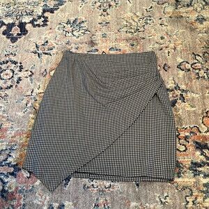 Nine West Houndstooth plaid Skirt